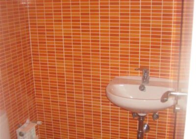 Aseo alicatado de la promoción Chalets C/ Nicaragua en El Bercial, Getafe
